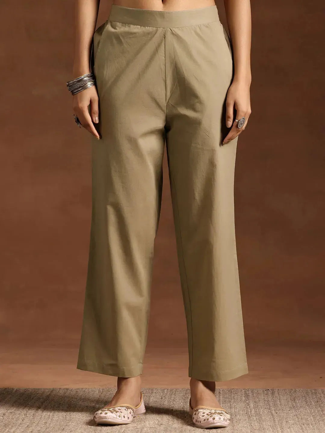 Wine Printed Cotton Straight Suit With Dupatta